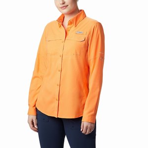 Columbia PFG Lo Drag™ Långärmad Tröja Dam Orange (UJZNS1968)